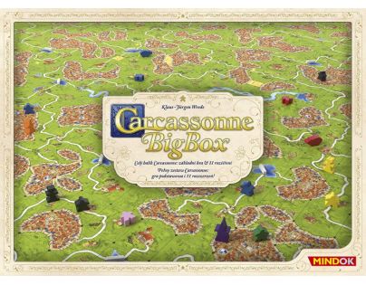 Mindok Carcassonne Big Box Základní hra + 11 rozšíření Verze 2