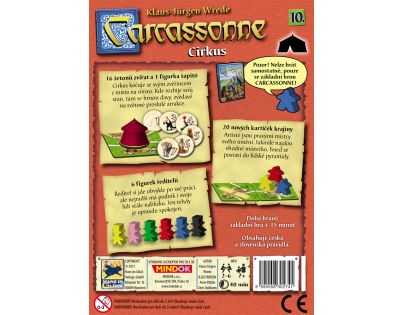 Mindok Carcassonne 10. rozšíření Cirkus