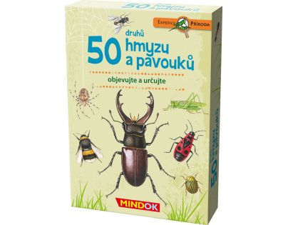 Mindok Expedice příroda 50 druhů hmyzu a pavouků