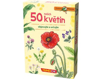 Mindok Expedice příroda 50 květin