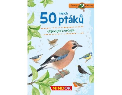 Mindok Expedice příroda 50 našich ptáků