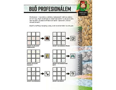 Egmont Minecraft Kniha přežití se samolepkami