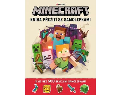 Egmont Minecraft Kniha přežití se samolepkami