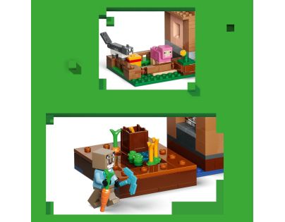 LEGO® Minecraft® 21596 Útok Mága na vesnici