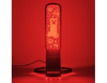 Minecraft držák sluchátek se světlem