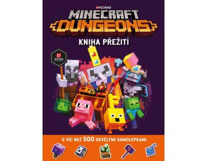 Egmont Minecraft Dungeons Kniha přežití se samolepkami