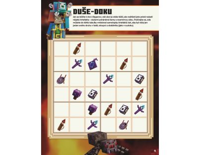 Egmont Minecraft Dungeons Kniha přežití se samolepkami