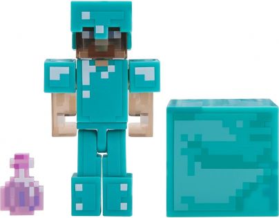 Minecraft figurka Steve s elixírem neviditelnosti