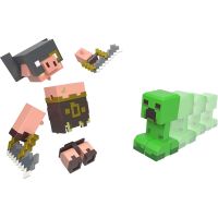 Minecraft Legends dvě figurky Creeper vs. Piglin Bruiser - Poškozený obal 2