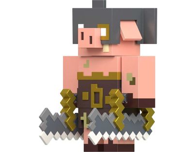 Minecraft Legends dvě figurky Creeper vs. Piglin Bruiser - Poškozený obal