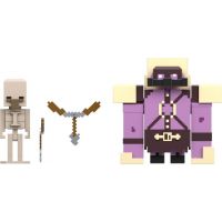 Minecraft Legends dvě figurky 8 cm Pigmadillo vs. Skeleton