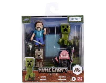 Minecraft Movie figurky 2,5 palce sada 4ks