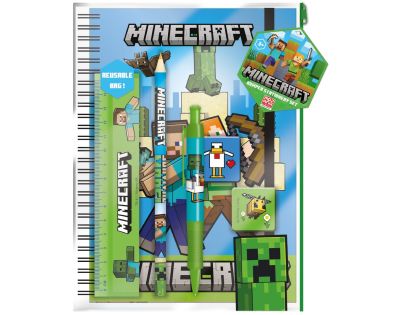 Minecraft školní set A5 DPL8
