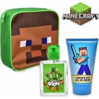 Minecraft toaletní taška + EDT 50 ml + sprchový gel 100 ml