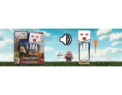 Minecraft velká figurka s ohnivou koulí
