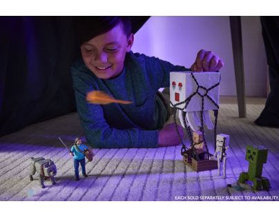 Minecraft velká figurka s ohnivou koulí