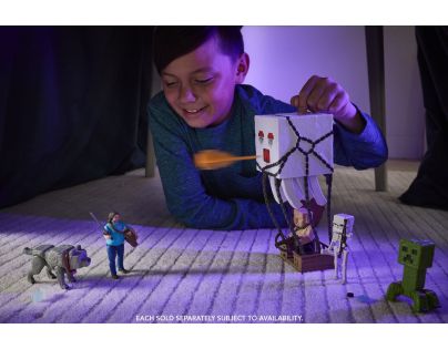 Minecraft velká figurka s ohnivou koulí