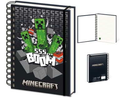 Minecrat A5 blok kroužkový (3D efekt)