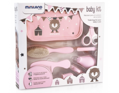 Miniland Sada hygienická Baby Kit Pink