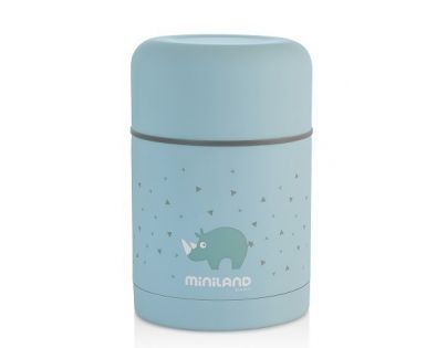 Miniland Termoska Silky na jídlo Blue 600 ml