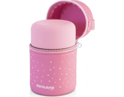 Miniland Termoska Silky na jídlo Pink 600 ml