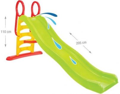 Mochtoys Dětská skluzavka 200 cm zelená - Poškozený obal