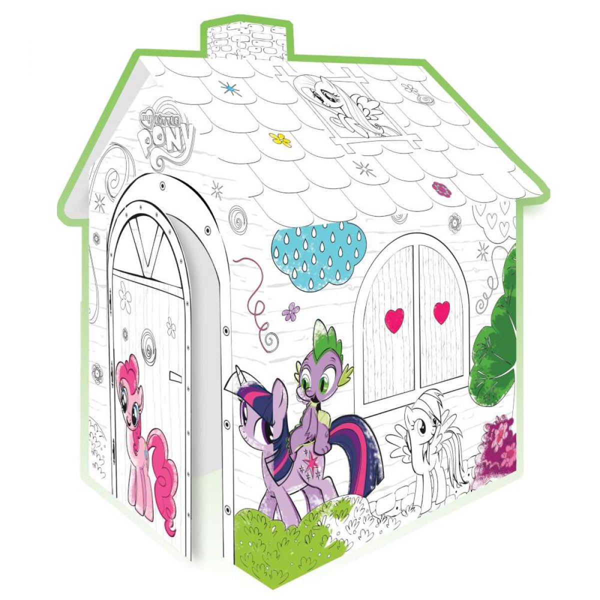Mochtoys My Little Pony Papírový vymalovávací domek