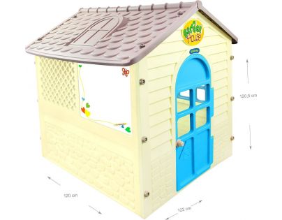 Mochtoys Zahradní Domek modré dveře - Poškozený obal