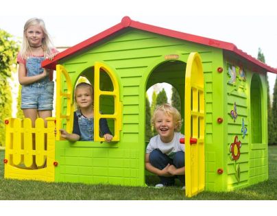Mochtoys Zahradní domek s plotem - Poškozený obal