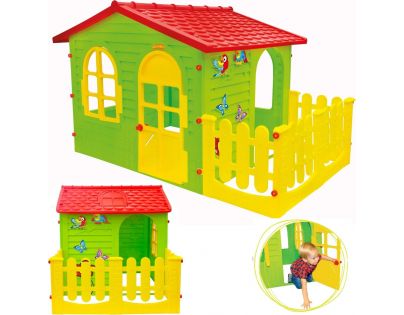 Mochtoys Zahradní domek s plotem - Poškozený obal