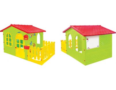 Mochtoys Zahradní domek s plotem a krmítkem - Poškozený obal