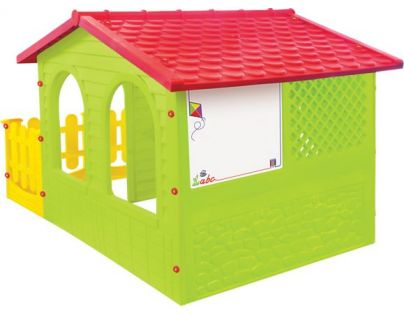 Mochtoys Zahradní domek s plotem a krmítkem - Poškozený obal