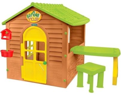 Mochtoys Zahradní domek se stolečkem a stoličkou - Poškozený obal