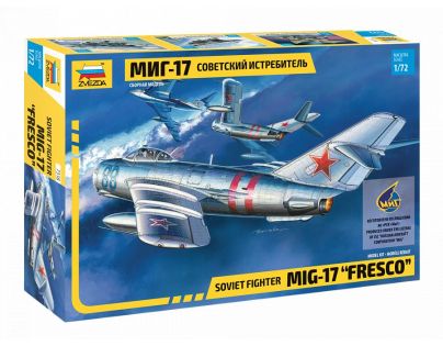 Zvezda Model Kit letadlo MIG-17 Fresco 1:72