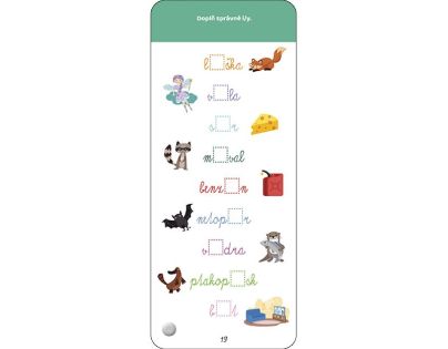 Moje první úkoly Vyjmenovaná slova