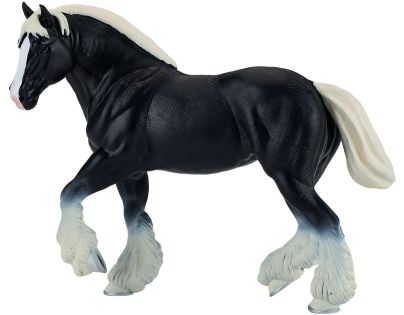 Mojo Kůň Clydesdale černý figurka