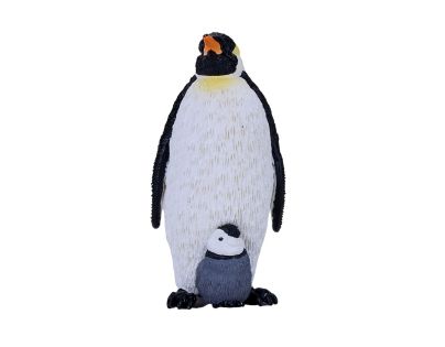 Mojo Tučňák císařský s mládětem figurka