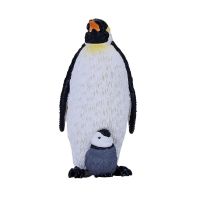 Mojo Tučňák císařský s mládětem figurka 3