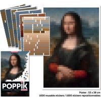 Poppik Samolepkový plakát Mona Lisa 2