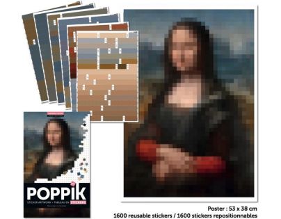 Poppik Samolepkový plakát Mona Lisa