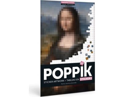 Poppik Samolepkový plakát Mona Lisa