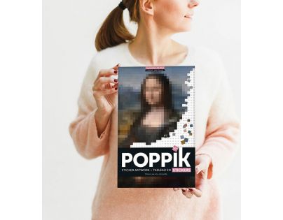 Poppik Samolepkový plakát Mona Lisa