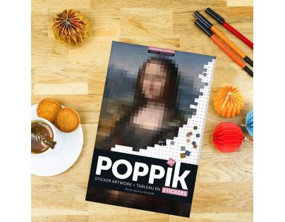 Poppik Samolepkový plakát Mona Lisa