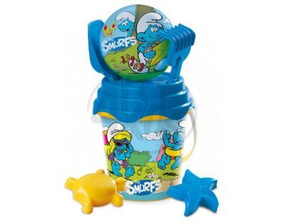 Set na písek Šmoulové s míčkem 14 cm