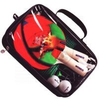 Stolní tenis - 2xpálka,2xmíček+síťka v tašce 2