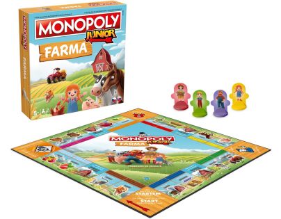 Monopoly Junior Farma Společenská hra