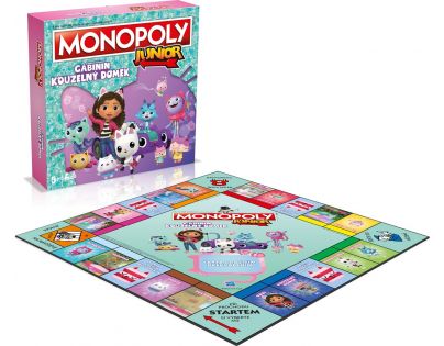 Monopoly Junior Gabbys Dollhouse CZ