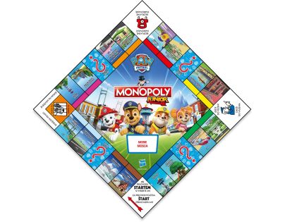 Monopoly Junior Tlapkova Patrola Společenská hra