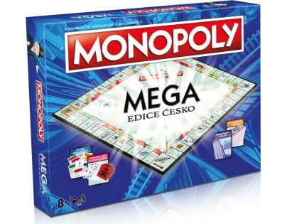Monopoly Mega Edice Česko CZ Verze - Poškozený obal