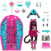 Monster High Skulltimate Secrets Hauntlywood Mysteries panenka - catty 3